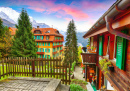 Wengen Village, Berner Oberland, Switzerland